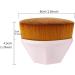 2PCS Foundation Makeup Brush Flat Top Kabuki Face Blush Liquid Powder Foundation Brush Portable Cosmetic Brush for Blending Liquid Cream or Flawless Powder Cosmetics with Bonus Protective Case - Buy Online on GoSupps.com