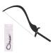 Salmue Microblading Line Marker Ruler with 10pcs Thread Lines - Semi-Permanent Makeup Tool for Precise Eyebrow Mapping in Black - Buy Online on GoSupps.com