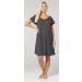 Happy Mama Maternity Nursing Hospital Gown Nightshirt - Graphite (Size 16) - Buy Online on GoSupps.com