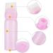 4PCS Hair Dye Applicator Bottles - Plastic Squeeze Bottles for Coloring & Scalp Treatment - White/Pink - Buy Online on GoSupps.com