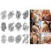 36 Sheets Hoojan Temporary Tattoo: Mandala Sexy Flowers Fake Tattoos - Body Art Stickers for Women and Girls - Buy Online on GoSupps.com