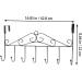 Alipis 7 Coat Hangers Hat Hanger Over Door Towel Bar Cloth Hanging Holder Over Door Hanger No Trace Hook medium Black - Buy Online on GoSupps.com