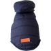 Vecomfy Fleece Lining Small Dog Hoodie Winter Jacket with Hood, Extra Warm Puppy Coat in Blue - Size S - Buy Online on GoSupps.com