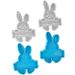COHEALI 20 Pcs Rabbit Mold Candy Mold Gummy Mold Easter Earrings Mold Key Chain Molds Portable Lovers Tag - Buy Online on GoSupps.com