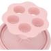 Silicone Brush Cleaning Box Dustproof Cover Prevent Damage Drying Rack Makeup Brushes Cleaning Bowl for Salon Use (Pink) - Buy Online on GoSupps.com