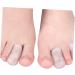 SILICONE Toe Sleeve Protectors - 4 Pairs | Adjustable Gel Open Toe Tubes for Toe Protection - Buy Online on GoSupps.com