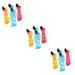 PartyKindom 12 Pcs Toothbrush Cleaning Brush Jewelry Small Plastic 1 Piece (Pack of 1) Assorted Colors X 3 Pieces