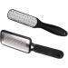 Lurrose Pedicure Foot File - 2 Piece Stainless Steel Foot Scrubber for Hard Skin Removal on Wet & Dry Feet - Perfect for Smooth Feet - Buy Online on GoSupps.com