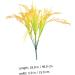 Zerodeko 12 Pcs Simulated Rice Fake Wheat Ears Wheat Ears Dried Flowers Plants Decor Natural Home Decor Rhinestone Kit for Teeth Faux Plant Artificial Bush Greenery Plastic Household Straw Yellowx3pcs 48X15CMx3pcs - Buy Online on GoSupps.com