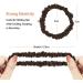 Townssilk 100% Pure 22 Momme Mulberry Silk Skinnie Scrunchies - 5pc Brown Set - Buy Online on GoSupps.com
