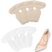 YOUDEJAVU 4 Pairs Heel Grips Heel Cushion Inserts Silicone Shoe Pads for Women Loose Shoes and High Heels Shoe Too Big Anti-Slip Heel Inserts Liners Blister Prevention and Protectors for Woman
