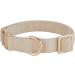 YUDOTE Ultra-Soft Natural Cotton Dog Collar for Small Dogs with Sensitive Skin - Cream White S (1 Pack) - Buy Online on GoSupps.com