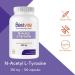 Bestvite N-Acetyl L-Tyrosine 350mg (NALT) 120 Capsules - Non GMO, Gluten Free - 120 Servings - Buy Online on GoSupps.com