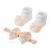 JSGHGDF Headbands Socks Set Elastic Hair Bands with Headwear Stylish Baby Knitted Socks for Newborns & Toddlers Yellow