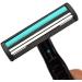Men's 10PC Portable Manual Beard Trimmer - Travel-Ready Safety Razor with Rubber Grip | Ideal for Home & Hotel Use - Green - Buy Online on GoSupps.com