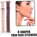 Face Lifting Bands 2 pcs Invisible Slimming Strap Anti Wrinkle Patch Strips Face Slimming Tools for Dpuble Clips Brown - Buy Online on GoSupps.com