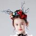 Antler Horn Headband - Christmas Reindeer Hairband with Berry & Tree Branches | Festive Holiday Headwear - Buy Online on GoSupps.com