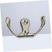 Housoutil Zinc Alloy Hooks 10pcs Cabinet Hooks Door Wall Hook Towel Hanger Coat Hooks Robe Hooks Clothes Hook Zinc Alloy medium Silver - Buy Online on GoSupps.com