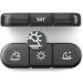 Buy Hoshen 21 Compartment Black Pill Box 7 Days 3 Daily Reminders | Portable & Organized Pill Organizer - International Shipping Available - Buy Online on GoSupps.com