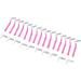 Small L-Shaped Interdental Brush - Push-Pull Oral Care & Tooth Whitening 25 Pink Cleaning Brushes - Buy Online on GoSupps.com