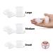 Multi-Size Silicone Toe Spreader - 6 Pack (S-M-L) - Soothes Bunion Pain and Promotes Toes Alignment - Buy Online on GoSupps.com