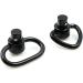 Sling Swivels Mount QD Clips - 1.25 Quick-Release Belt Bracket Swivels (4-Pack Black) | International Shipping - Buy Online on GoSupps.com