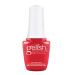 Gelish MINI Fire Cracker Soak-Off Gel Polish  Red Gel Nail Polish  Red Nail Colors  0.3 oz
