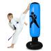 Christmas Punching Bag for Kids - 63inch Immediate Bounce-Back Anger Toy for Boys Girls Gifts, Exercise and Martial Arts Training Equipment for Practicing Karate, Taekwondo, MMA and to Release Energy blue