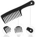 Kmchilj Anti-Knotting Wide Tooth Comb - Suitable for Wet and Dry Hair - Reduce Hair Loss - Anti-Static and Durable - Large Hair Tangling Comb (Black) - Buy Online on GoSupps.com