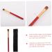 BIUDECO Wood precision set flannel eye shadow simulated animal hair makeup eyeshadow eye makeup tool Smudge brush Nose shadow brush make up tool precision eyeshadow brush eye makeup brush - Buy Online on GoSupps.com
