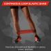 THERABAND Resistance Band Loops - Medium Red 18" for At-Home Exercise Pilates Yoga Crossfit & Physical Therapy - Buy Online on GoSupps.com