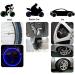 Dkiigame 10 Pack LED Flash Tyre Wheel Valve Cap Light for Car Bike Bicycle - Red, Yellow, Blue, Green, Colorful - Buy Online on GoSupps.com