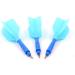 CUESOUL AK6 Slim Dart Stem with AK4 Flights Set - Blue, B Size - 3pcs, 35mm Shaft Length - Buy Online on GoSupps.com