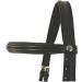 Henri de Rivel Black Padded Raised Dressage Bridle with Crank Noseband for Horse - Buy Online on GoSupps.com