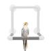 Bird Parrot Stand Perch Shower Perch Standing Toy Portable Suction Cup Parrot Bath Stands Suppllies Holder Platform Parakeet Window Wall Hanging Play (4 Suction Cups)