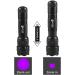 ULTRAFIRE UV LED Torch 395-405 nm Black Light Adjustable Focus Super Power Ultraviolet Flashlight Single Mode Mini UV Torch for Pet Urine Stain Curing UV Glue Leak Detector 502UV - Buy Online on GoSupps.com