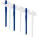 Kombiuda 6 pieces double-headed toothbrush portable prosthesis toothbrush double-sided toothbrush mouth cleaning toothbrush.
