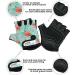 KIDDIMOTO Children's Fingerless Cycling Gloves for Boys & Girls - Floral Design - Size M (4-8 Years) - Perfect Kids Bike Gloves - Buy Online on GoSupps.com