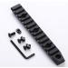 TuFok 13-Slot Aluminum Picatinny Rail for Keymod - Thin 0.37in Height, Black - Buy Online on GoSupps.com