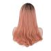 BGHJUE Black Gradient Long Curly Wave Wig | Fashionable Big Wave Hairstyle for All Occasions - Buy Online on GoSupps.com