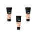 Maybelline New York Fit Me Matte & Poreless Fluid Foundation - 124 Sand, Pack of 3 (3 x 30 ml)