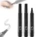 Generic Nexavista - 4 Point Eyebrow Pencil Microblading Eyebrow Pen 4 Fork Tip Pencil Waterproof Eyebrow Pencil Giphogantic 3d Waterproof Microblading Eyebrow Pen (black-2PC)