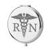 KEYCHIN Registered Nurse Pocket Mirror RN Nurse Gifts Compact Makeup Mirror For RN Nurse Graduation Rn Mirror