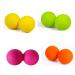 Healeved Yoga towel body towel Roll massage device Lacross-double-lacrosse massage balls Erdnuss-Gelener-Glassgall Oardry ball Massage balls Double highlight ball medium yellow