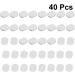 EXCEART 40pcs Silicone Earring Pads - Cushions & Backs for Ear Protection 10.5x8.5mm Ear Clip Accessories - Buy Online on GoSupps.com