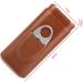Leather Cigar Case Cedar Wood Lining Humidors for Cigars Cigar Accessories Include Stainless Steel Cigar Cutter - Cigar Gift Box for Cigar Lovers - Buy Online on GoSupps.com