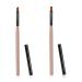 2 Pcs Nail Clean up Brushes Painting Brushes for Nails Nail Polish Brush with Round & Angled Head Pen Painting Tools for Nail Fingernail Cleaning Brushes for Nail Art Design Polish Mistake Cleaning