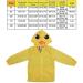 Cute Baby Duck Raincoat | Summer Waterproof Hooded Coat for Boys & Girls (Size 110) - Buy Online on GoSupps.com