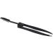Multifunctional Eyebrow Tweezers with Eyebrow Comb Black 2-in-1 Makeup Grooming Tool for Eyebrows or Facial Hair - Buy Online on GoSupps.com