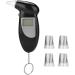 Professional Alcohol Breath Tester Analyzer - Digital Detector with 5 Mouthpieces, LCD Screen, Portable Design - Buy Online on GoSupps.com